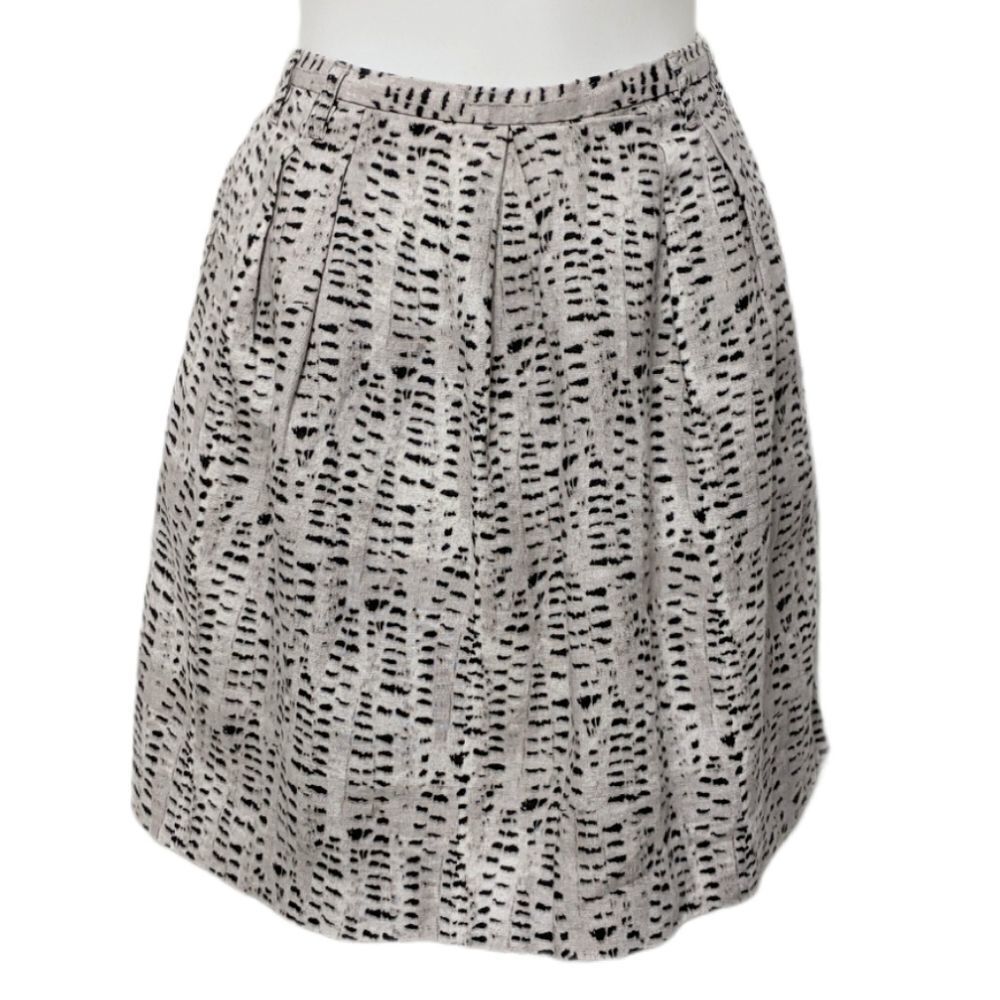 BROADWAY & BROOME Cloudtrail Linen Skirt 10